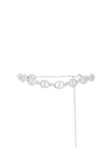 Matchesfashion.com Paco Rabanne - Eight Metal-paillette Belt - Womens - Silver