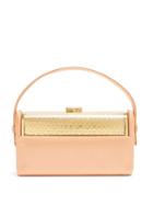 Matchesfashion.com Bienen-davis - Rgine Satin Clutch - Womens - Nude