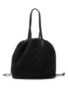 Fendi - Logo-jacquard Drawstring Nylon Tote Bag - Mens - Black