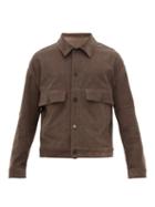 Matchesfashion.com Raey - Chest Pocket Cotton Blend Corduroy Jacket - Mens - Brown