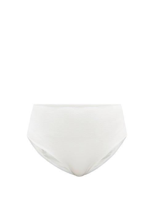 Matteau - The High Waist Bikini Briefs - Womens - White