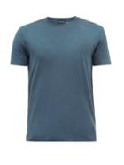 Mens Rtw Tom Ford - Logo-embroidered Jersey T-shirt - Mens - Blue