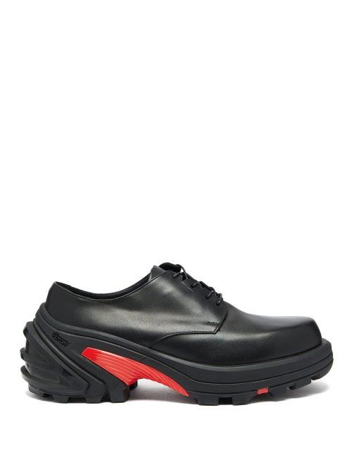 Matchesfashion.com 1017 Alyx 9sm - Detachable Sole Leather Derby Shoes - Mens - Black