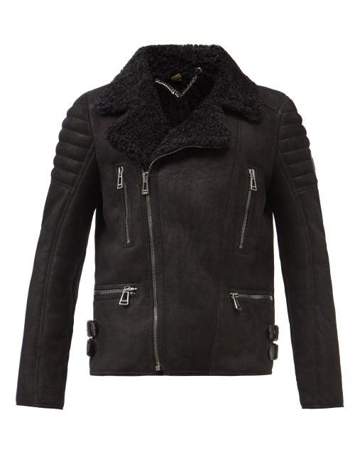 Belstaff - Fraser Shearling Jacket - Mens - Black