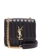 Matchesfashion.com Saint Laurent - Vicky Medium Leather Bag - Womens - Black