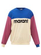 Isabel Marant - Aftone Colour-block Cotton-jersey Sweatshirt - Mens - Multi