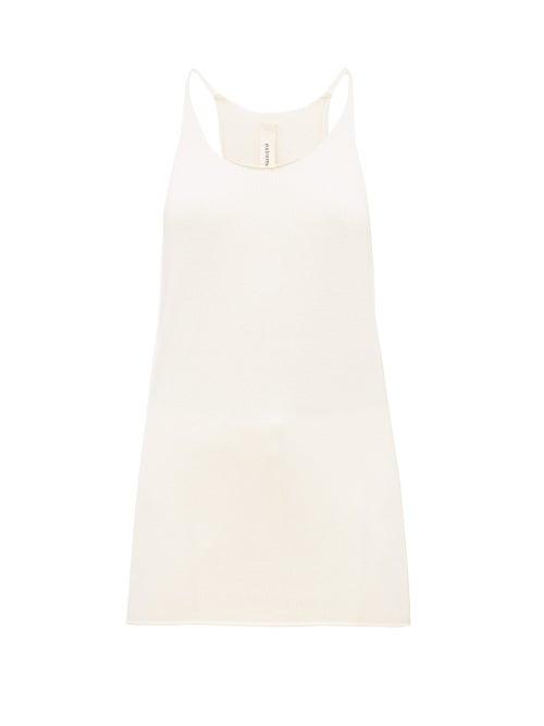 Matchesfashion.com Extreme Cashmere - No. 58 Invisible Cashmere Blend Tank Top - Womens - Ivory