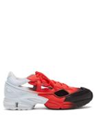 Matchesfashion.com Raf Simons X Adidas - Replicant Ozweego Mesh And Leather Trainers - Mens - Red Multi