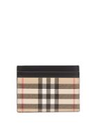Burberry - Vintage-check Canvas Cardholder - Mens - Beige Multi