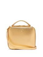 Matchesfashion.com Mark Cross - Laura Mini Leather Cross Body Bag - Womens - Gold