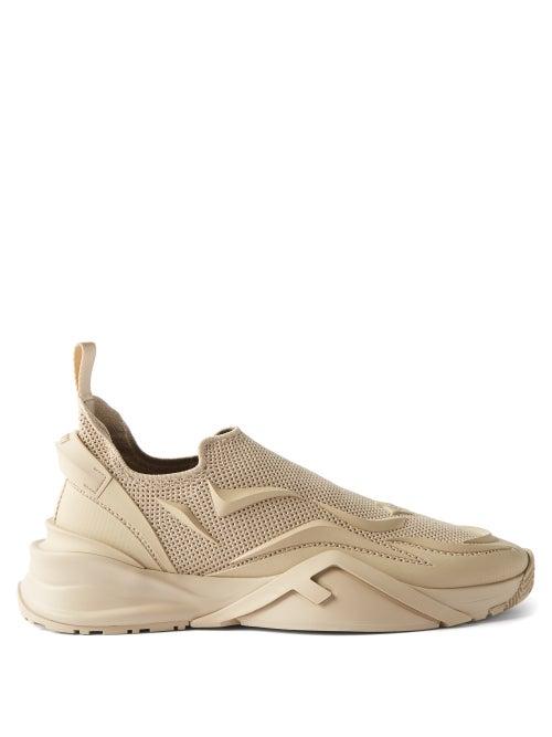 Fendi - Flow Technical Trainers - Mens - Beige