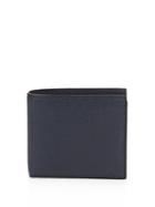 Matchesfashion.com Valextra - Bi Fold Grained Leather Wallet - Mens - Navy
