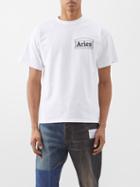 Aries - Temple-print Cotton-jersey T-shirt - Mens - White