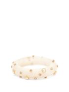 Matchesfashion.com Vanda Jacintho - Faux Pearl And Crystal Embellished Bracelet - Womens - White
