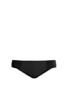 Matchesfashion.com Heidi Klein - Body Ruched Side Bikini Briefs - Womens - Black