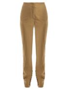 Lemaire Silk-blend Buttoned-cuff Trousers