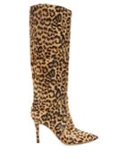 Gianvito Rossi Leopard 85 Knee-high Boots