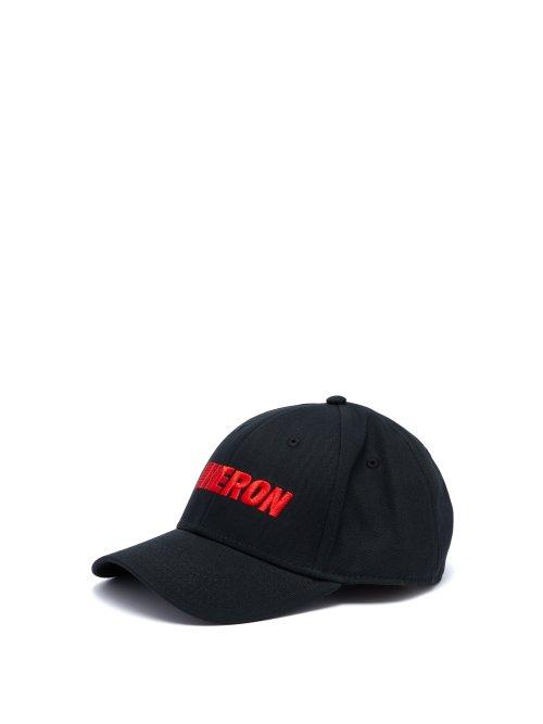Matchesfashion.com Heron Preston - Logo Embroidered Cotton Cap - Mens - Black Multi