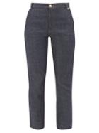 Matchesfashion.com A.p.c. - Chic Raw Denim Straight Leg Jeans - Womens - Dark Denim