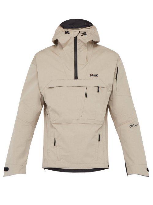 Matchesfashion.com Tilak - Odin Hooded Windbreaker Jacket - Mens - Light Brown