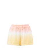 Matchesfashion.com Terry - Estate Tie-dyed High-rise Cotton-terry Shorts - Womens - Pink Stripe