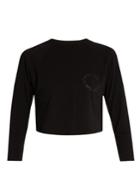 The Upside Nikko Logo-print Cotton Cropped Sweatshirt
