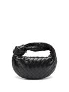 Matchesfashion.com Bottega Veneta - The Jodie Mini Intrecciato Leather Clutch Bag - Womens - Black