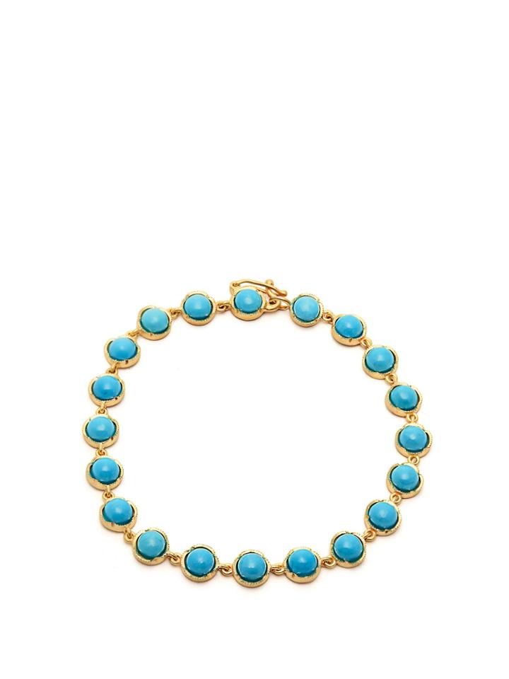 Irene Neuwirth 18kt Gold & Turquoise Bracelet