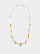 Musa By Bobbie - Emerald, Sapphire, 14kt & 18kt Gold Necklace - Womens - Multi