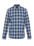 Matchesfashion.com A.p.c. - Hector Tartan Print Shirt - Mens - Blue