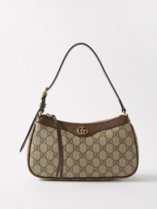 Gucci - Ophidia Small Gg-supreme Canvas Shoulder Bag - Womens - Beige