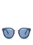 Miu Miu Glitter-embellished Cat-eye Sunglasses