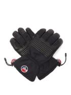 Fusalp - Albinen Softshell And Leather Ski Gloves - Mens - Black