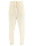 Matchesfashion.com The Elder Statesman - Drawstring-waist Cashmere Track Pants - Womens - Ivory