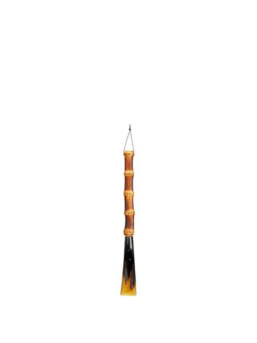 Matchesfashion.com Lorenzi Milano - Horn And Bamboo Root Shoe Horn - Mens - Brown