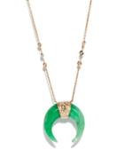 Matchesfashion.com Jacquie Aiche - Diamond, Chrysoprase & 14kt Rose Gold Necklace - Womens - Green Multi