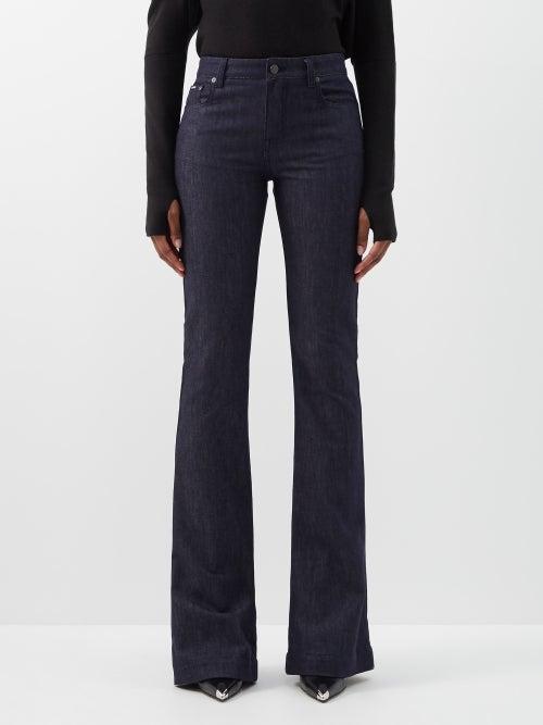 Tom Ford - High-rise Flared Jeans - Womens - Indigo