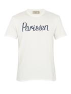 Maison Kitsuné Parisien-print Cotton T-shirt