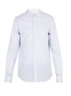 Matchesfashion.com Stella Mccartney - Check Print Cotton Poplin Shirt - Mens - Blue White