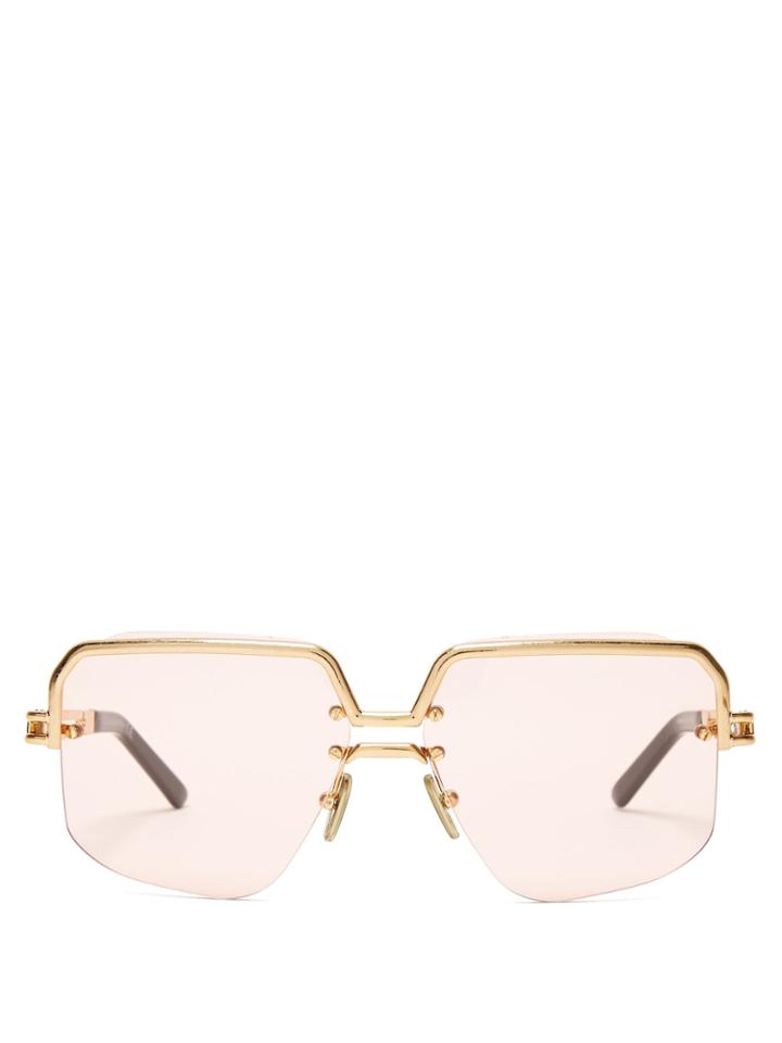 Céline Eyewear Square Aviator-frame Sunglasses