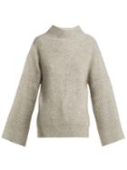 Nili Lotan Ronnie Bell-sleeved Knit Sweater