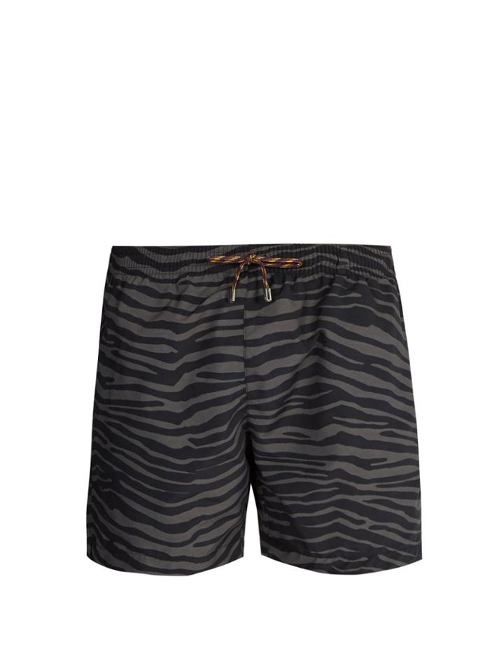 Stella Mccartney Zebra-print Swim Shorts