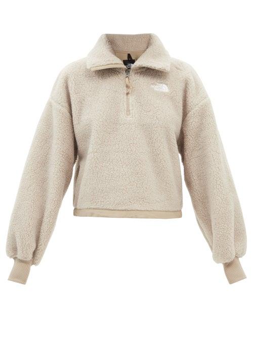 The North Face - Platte Half-zip Recycled-fibre Fleece Jacket - Womens - Beige