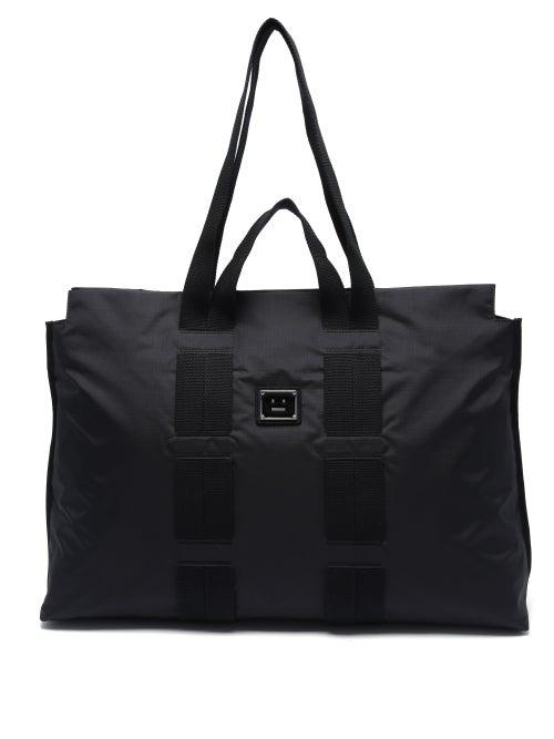 Matchesfashion.com Acne Studios - Face-plaque Ripstop Holdall - Mens - Black