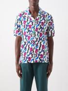 Missoni Mare - Logo-print Cuban-collar Shirt - Mens - Multi