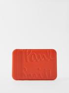 Paul Smith - Debossed-logo Leather Cardholder - Mens - Mid Orange