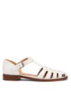 Matchesfashion.com Church's - Kelsey Cut Out Leather Sandals - Womens - White