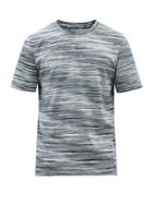 Missoni - Space-dye Cotton-jersey T-shirt - Mens - Black White