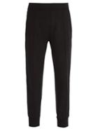 Matchesfashion.com Neil Barrett - Side Stripe Jersey Track Pants - Mens - Black White