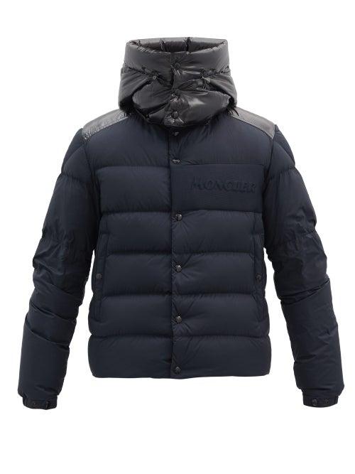 Matchesfashion.com Moncler - Aubrac Hooded Down-quilted Shell Jacket - Mens - Navy